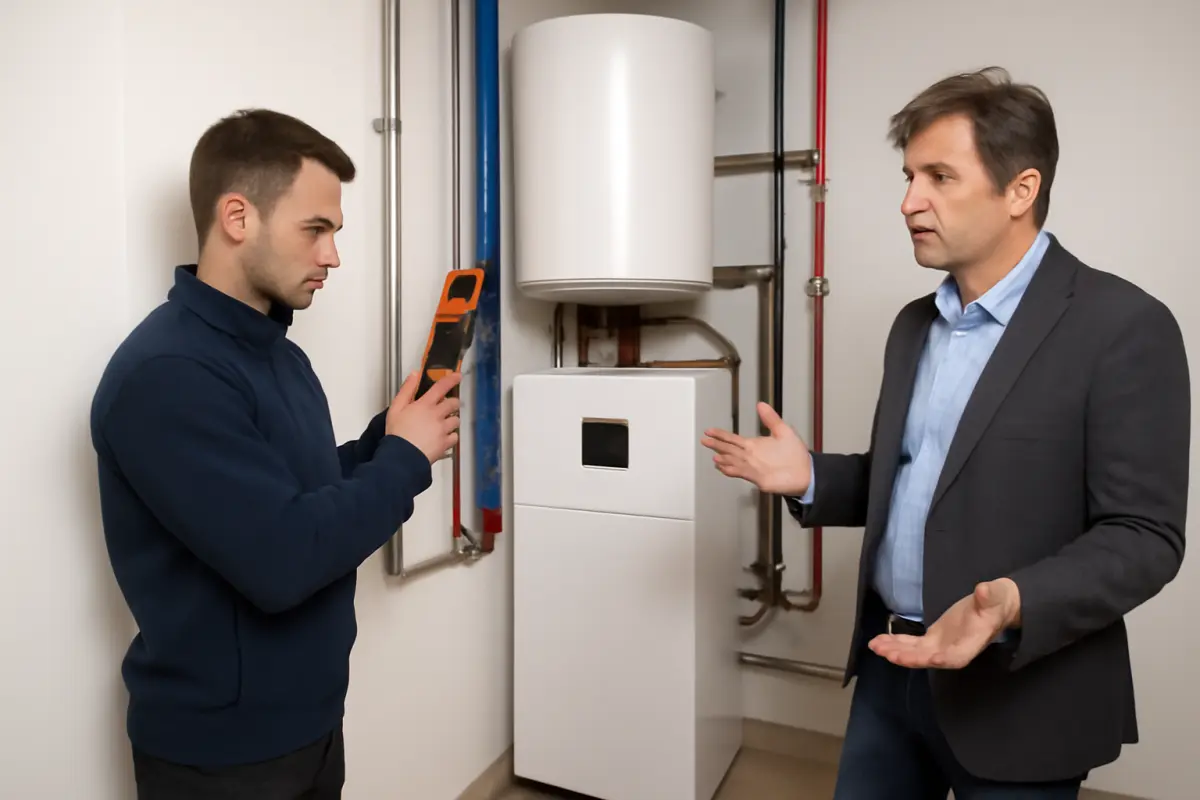 Topinstallateur tegenover onbetrouwbare aannemer