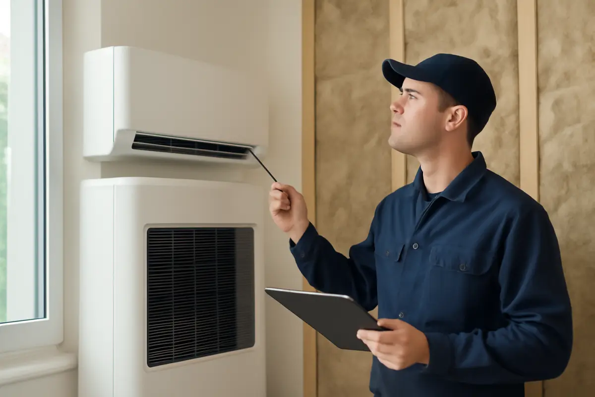 Wat controleert een installateur precies?