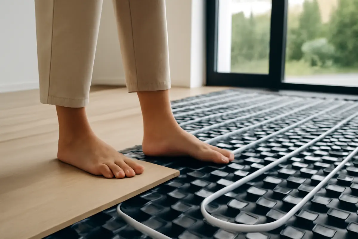 De voordelen van vloerverwarming in energiezuinige nieuwbouw